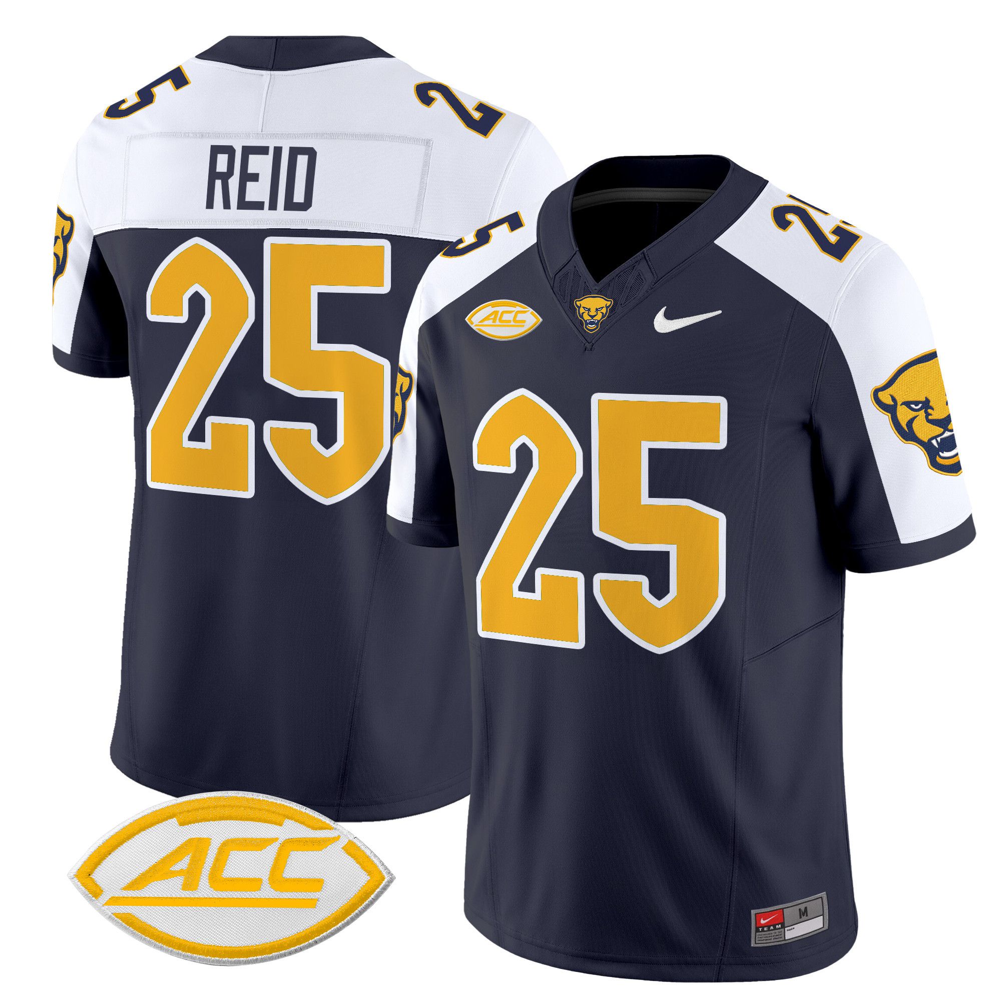 Men Pittsburgh Panthers #25 Reid Black Nike 2024 Vapor Limited NCAA Jersey->more ncaa teams->NCAA Jersey